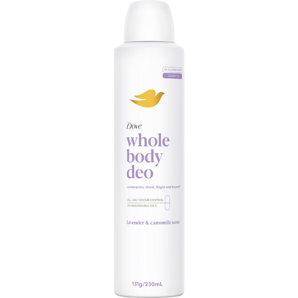 Dove Women Whole Body Deodorant Lavender & Camomile 230mL