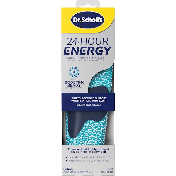 Dr.Scholl's 24 Hour Energy Multipurpose Insoles Large each