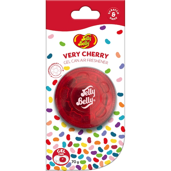 Jelly Belly Gel Can Car Air Freshener Very Cherry each