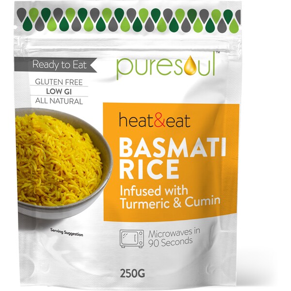 Puresoul Spiced Basmati Rice 250g