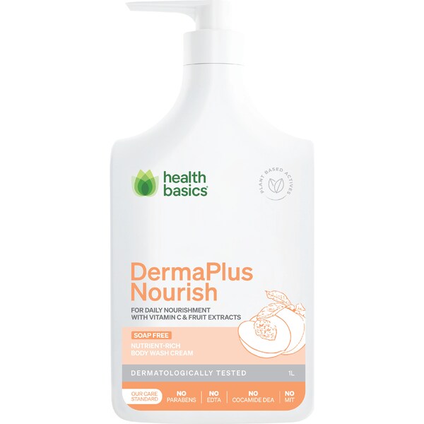 Health Basics DermaPlus Body Wash Nourish 1L
