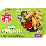 Lucky Kitchen Vegie Spring Rolls