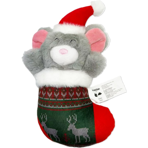 Minipaw Plush Dog Toy Mouse each