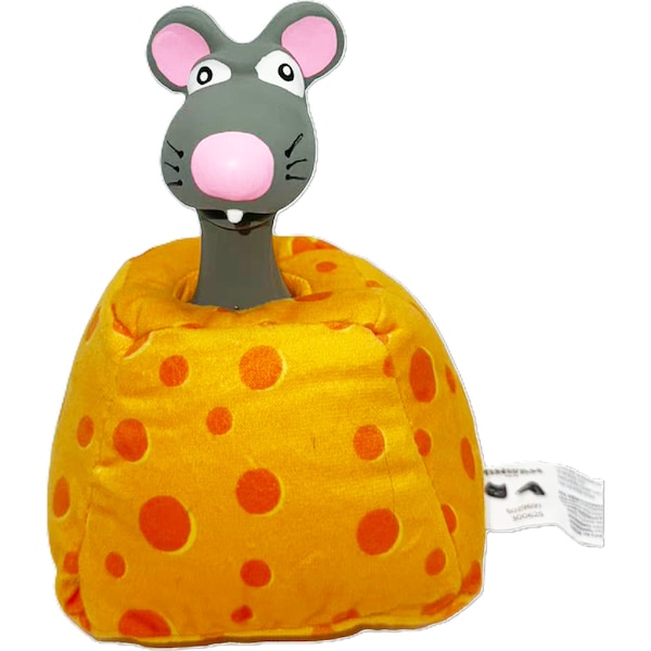 Minipaw Plush Dog Toy Mouse With Cheese each