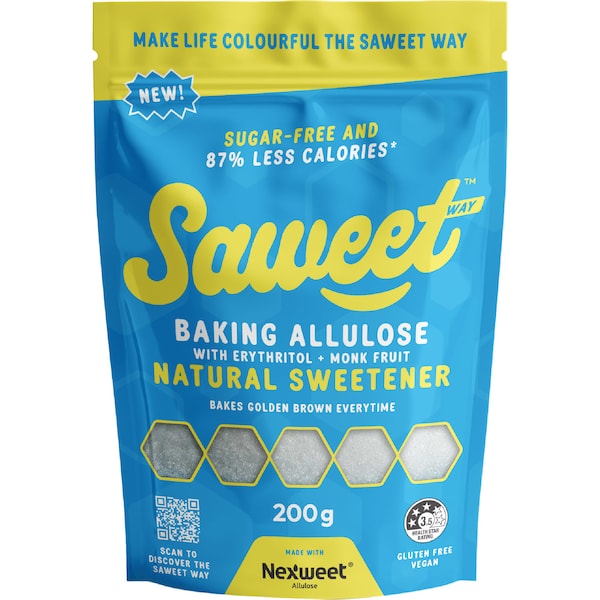 Saweet Baking Allulose Natural Sweetener 200g