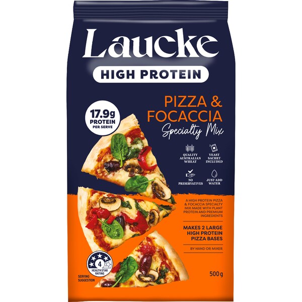 Laucke High Protein Pizza & Focaccia Specialty Mix 500g