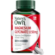 Nature's Own Magnesium Glycinate 1150mg Tablets For Muscle Health