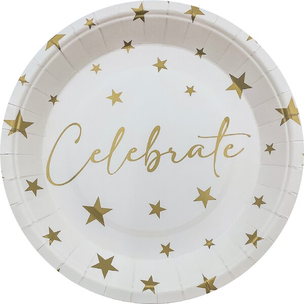 Mirabella NYE Paper Plates 10 pack