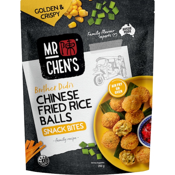 Mr Chen's Chinese Fried Rice Balls Snack Bites 200g