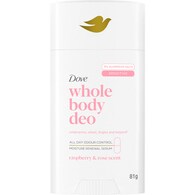 Dove Women Whole Body Deodorant Stick Raspberry Rose