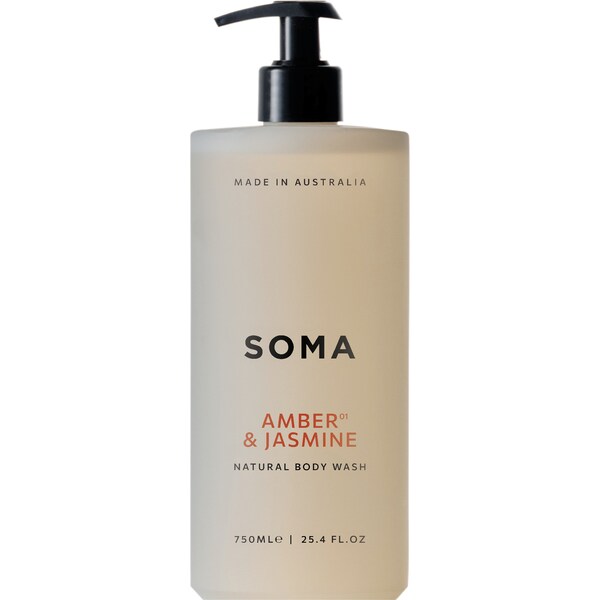 Soma Body Wash Amber & Jasmine 750mL