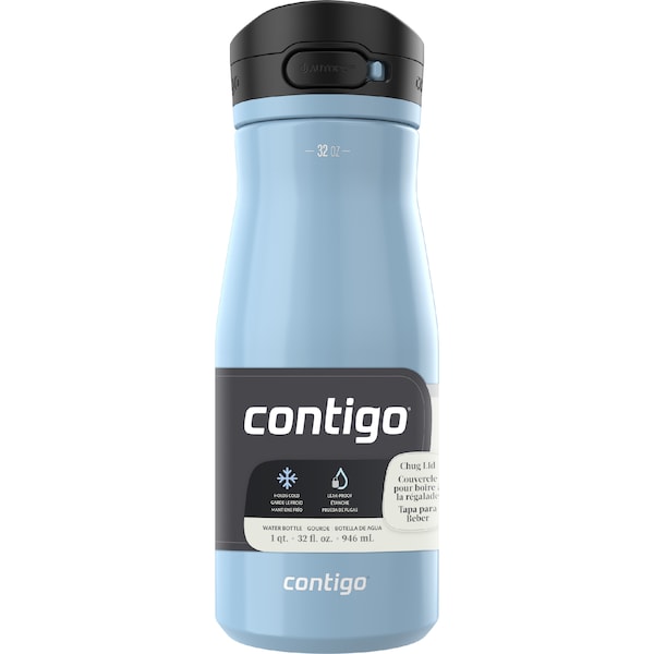 Contigo Autopop Stainless Steel Water Bottle Assorted 946mL each