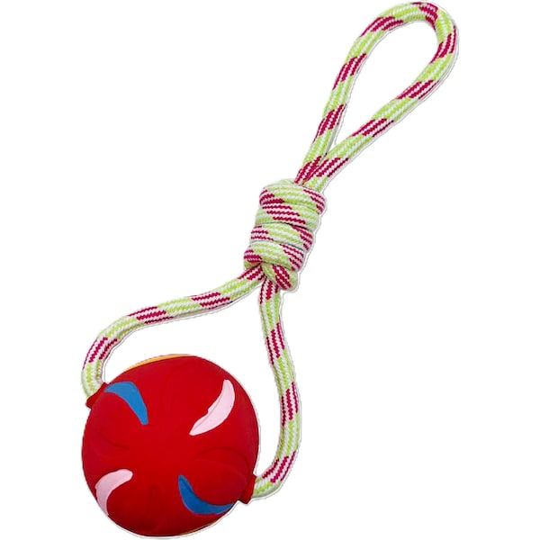 Minipaw Rope Dog Toy With Latex Ball each
