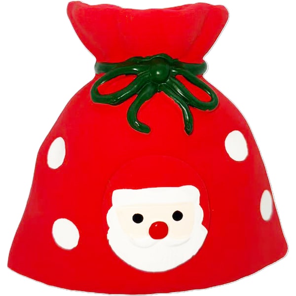 Minipaw Latex Dog Toy Santa Bag each