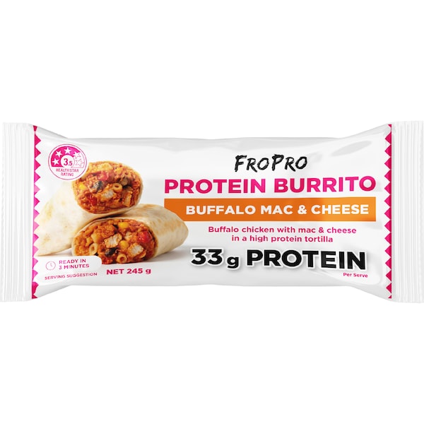 Fropro Protein Burrito Buffalo Mac & Cheese 245g