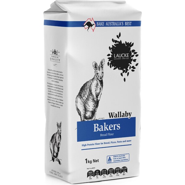Laucke Wallaby Bakers Bread Flour 1kg