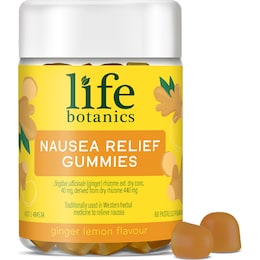 Life Botanics Nausea Relief Gummies Ginger Lemon Flavour 60 pack – Woolworths