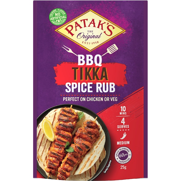 Patak's BBQ Spice Mix Rub Tikka 25g