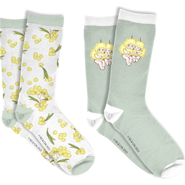 Christmas May Gibbs Socks 2 pack