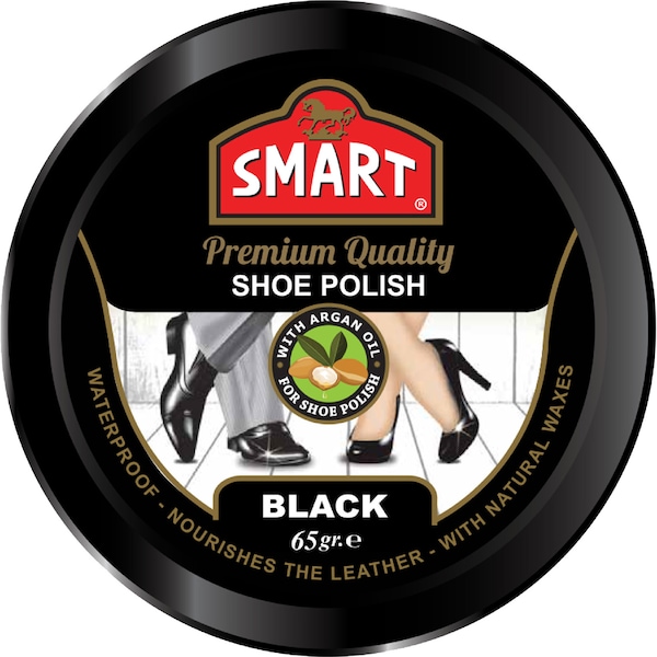 Smart Shoe Polish Black 65g