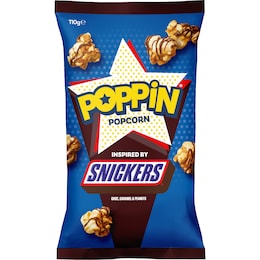 Poppin Ready To Eat Popcorn Snickers 110g – Woolworths