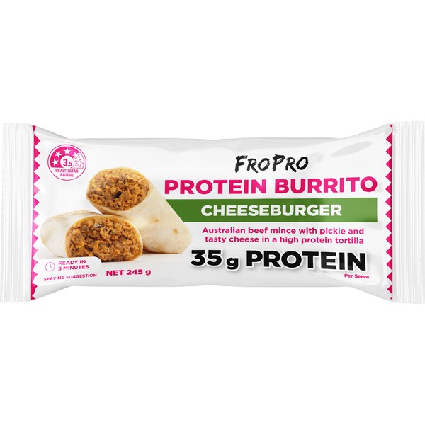 Fropro Protein Burrito Cheeseburger 245g