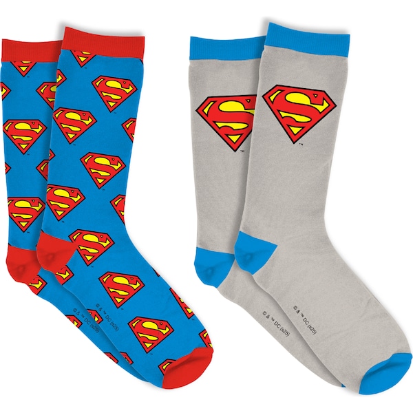 Christmas Superman Socks 2 pack