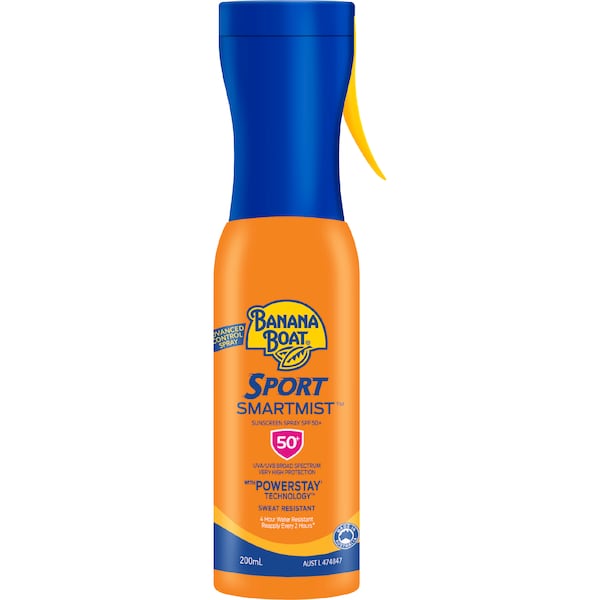 Banana Boat Smartmist Sport Sunscreen Spray SPF 50+ 200mL