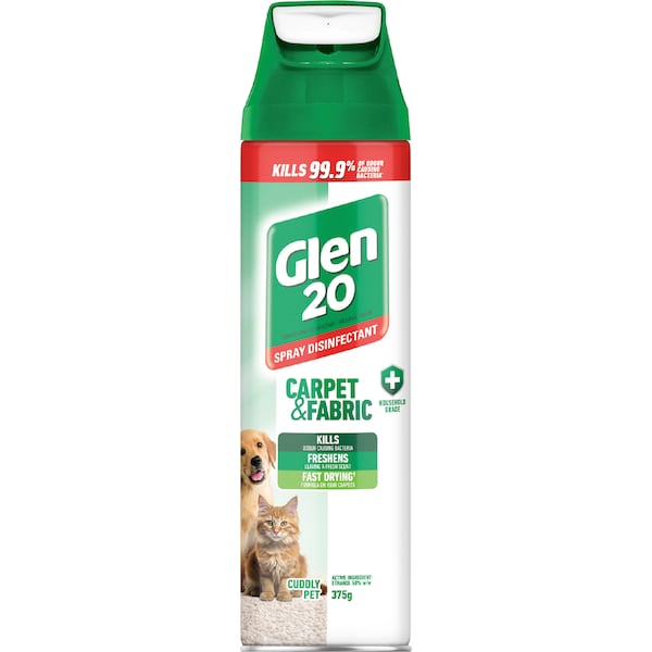 Glen 20 Carpet & Fabric Disinfectant Spray Cuddly Pet 375g
