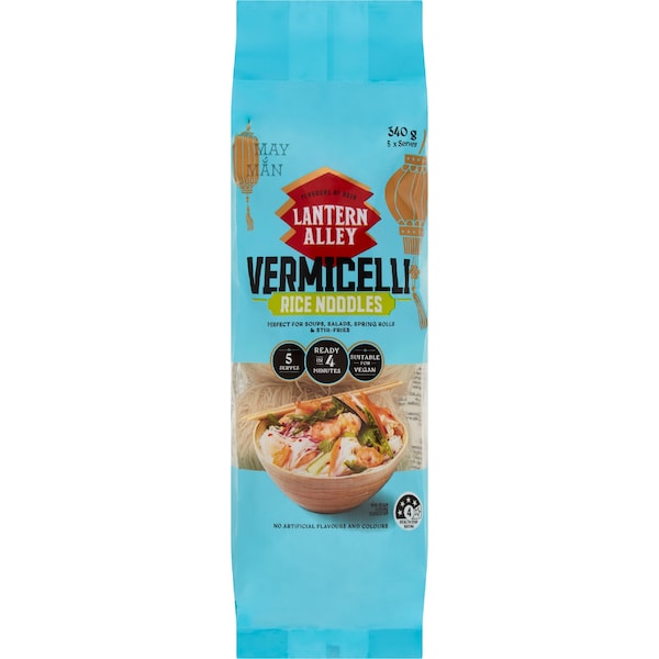 Lantern Alley Vermicelli Rice Noodles 340g