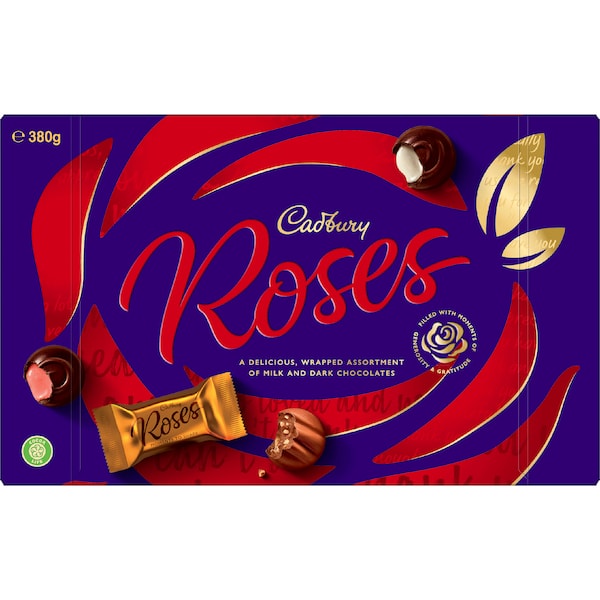 Cadbury Roses Chocolate Box 380g