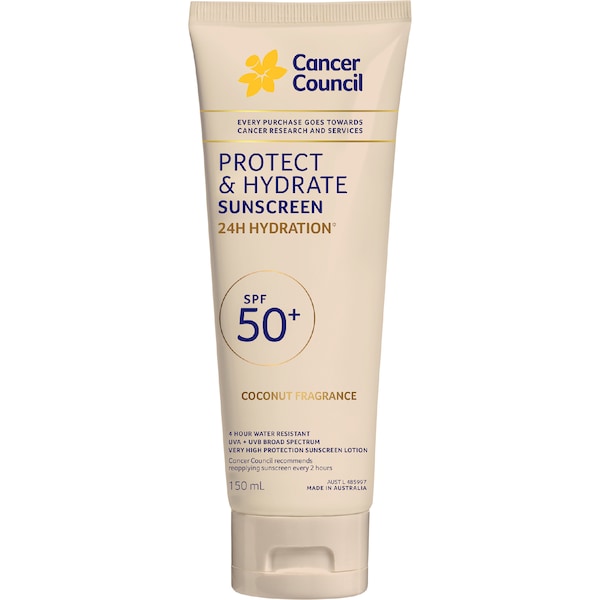 Cancer Council SPF 50+ Protect & Hydrate Sunscreen 150mL