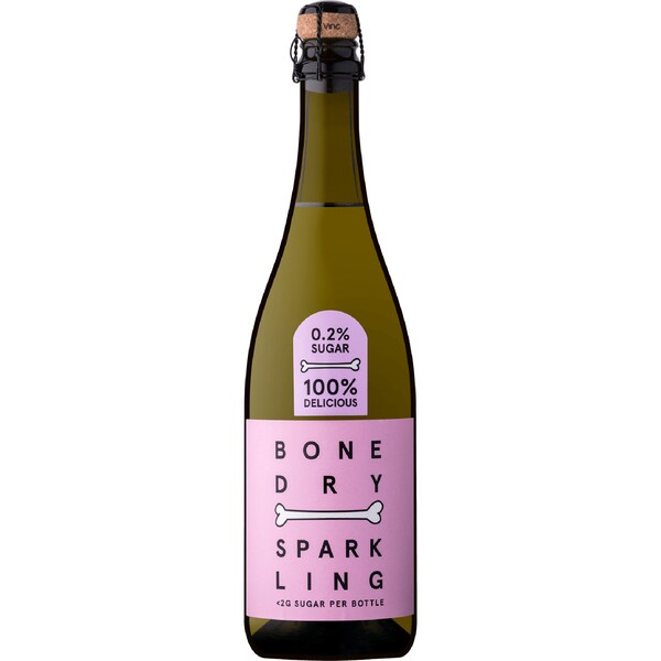 Bone Dry Sparkling Pinot Chardonnay Bottles 750mL