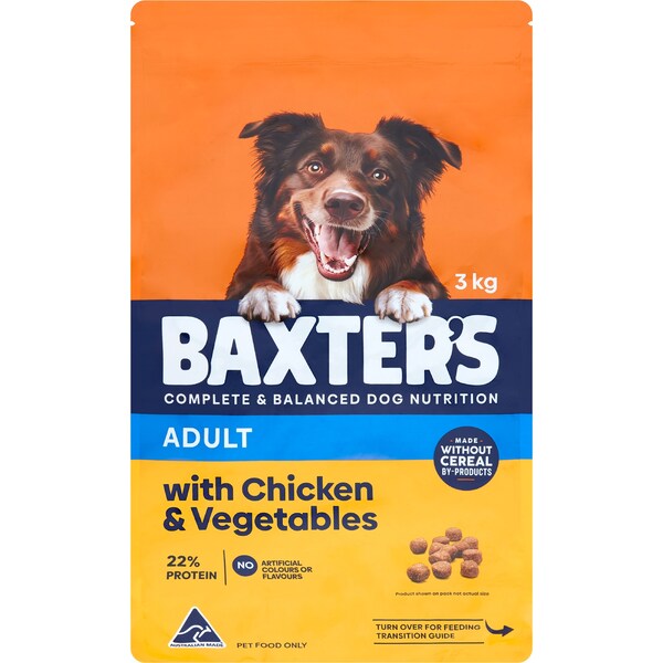 Baxter's Adult Dry Dog Food Chicken & Vegetables 3kg