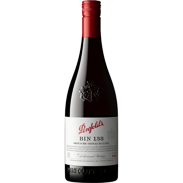 Penfolds Bin 138 2023 Grenache Shiraz Mataro Bottle 750mL