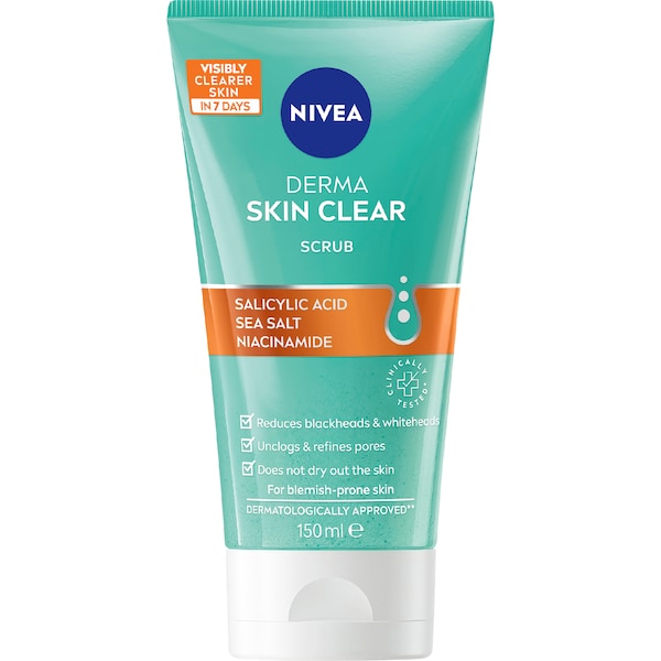 Nivea Derma Skin Clear Scrub 150mL