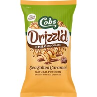 Cobs Drizzl'd Popcorn Milk Choc Sea Salt Caramel