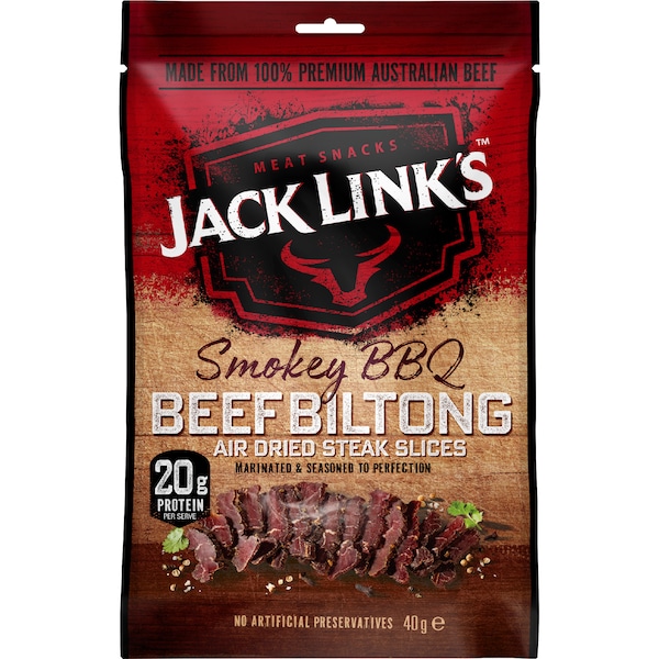 Jack Link's Beef Biltong Smokey BBQ 40g