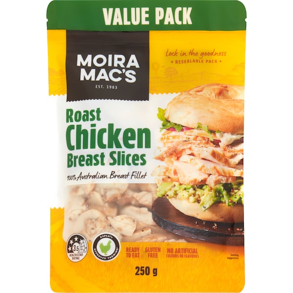 Moira Mac's Roast Chicken Breast Slices 250g