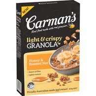 Carman's Light & Crispy Granola Honey & Roasted Nut