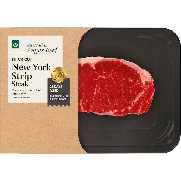 Woolworths Australian Angus New York Strip Steak 270g - 420g