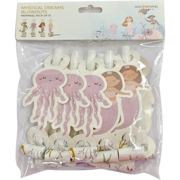 Whiz Pop Bang Themed Blowouts Assorted 10 pack