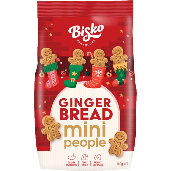 Bisko Bakehouse Gingerbread Mini People 100g