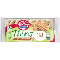 Tip Top Thins Wholemeal Bread Bakery
