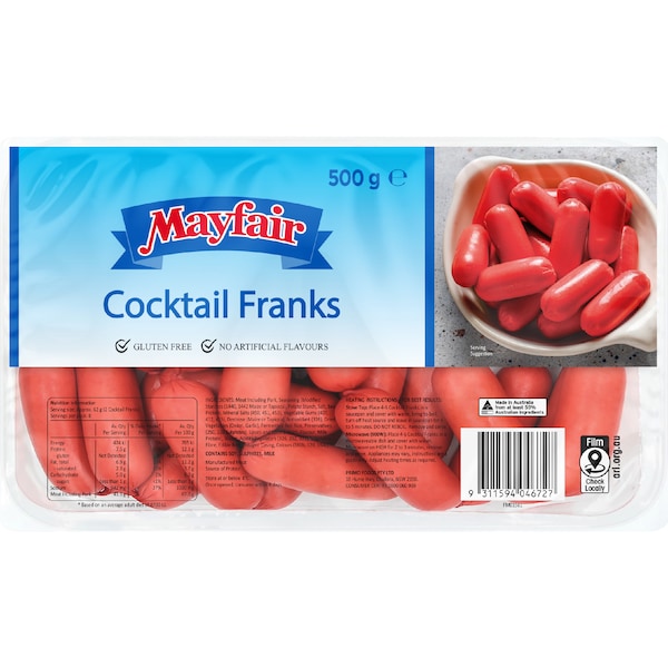 Mayfair Cocktail Frankfurts 500g