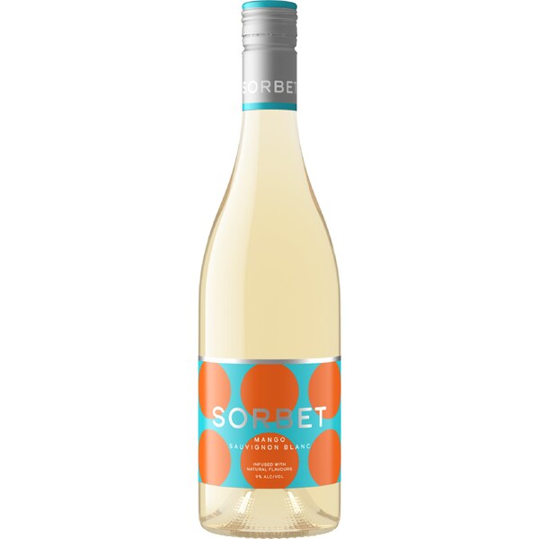 Sorbet Mango Sauvignon Blanc Bottle 750mL