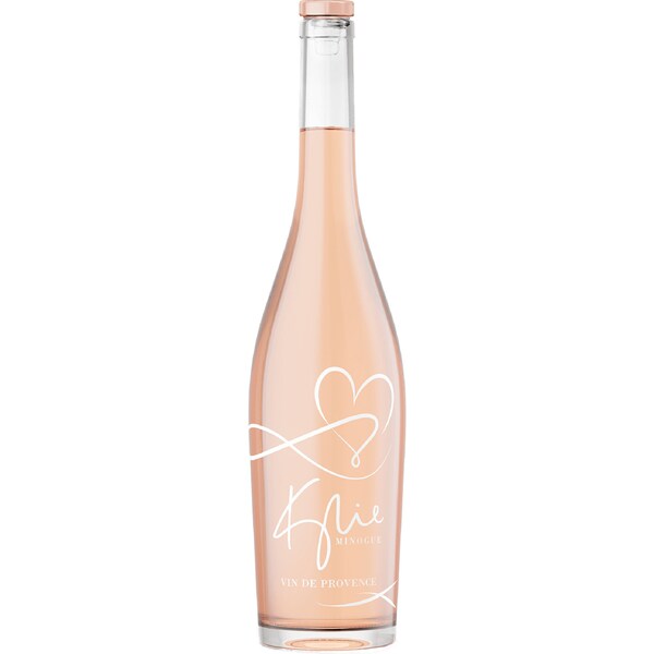 Kylie Minogue Vin de Provence Rose Bottle 750mL