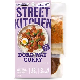 Street Kitchen Doro Wat Curry Meal Kit 275g – Woolworths