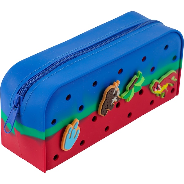 Silicone Charm Pencil Case Assorted each