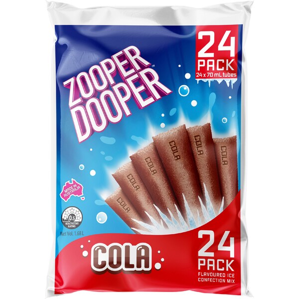 Zooper Dooper Ice Blocks Cola 24 pack